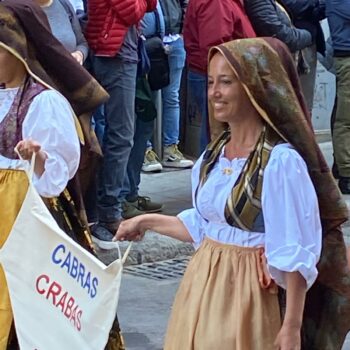 Processione Sant'Efisio, il gruppo proveniente da Cabras