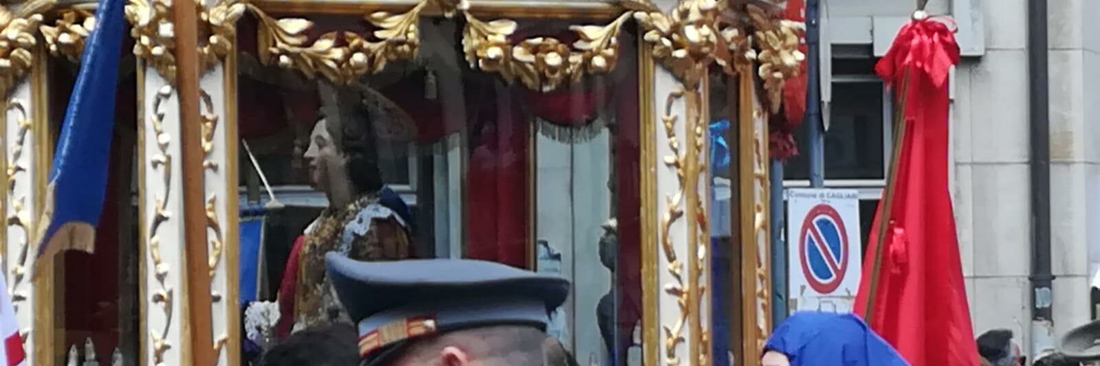 Il cocchio di Sant'Efisio in processione